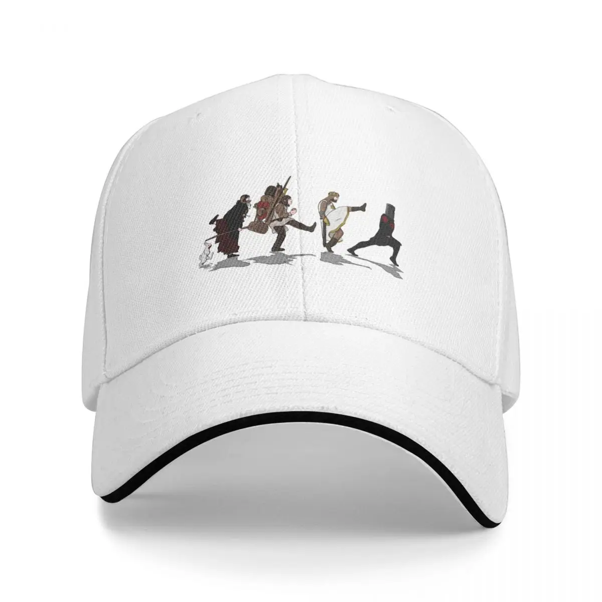 walking towards the Grail Baseball Cap Uv Protection Solar Hat Snap Back Hat Luxury Woman Men's