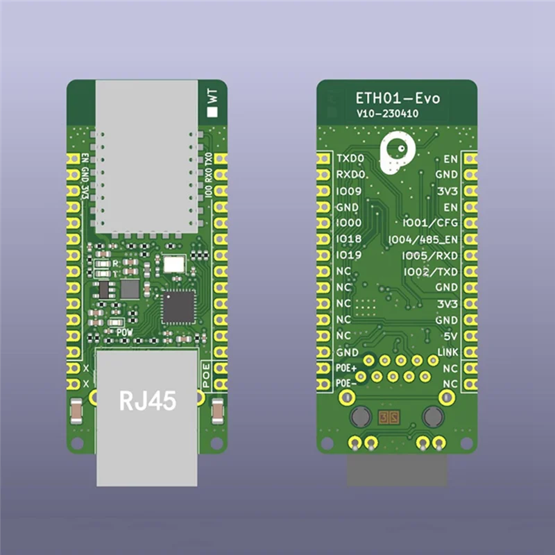 

Durable-ETH01-EVO ESP32-C3 Плата разработки Wi-Fi Bluetooth Ethernet 3 в 1, шлюз Iot, коммуникационный шлюз с модулем POE, ET