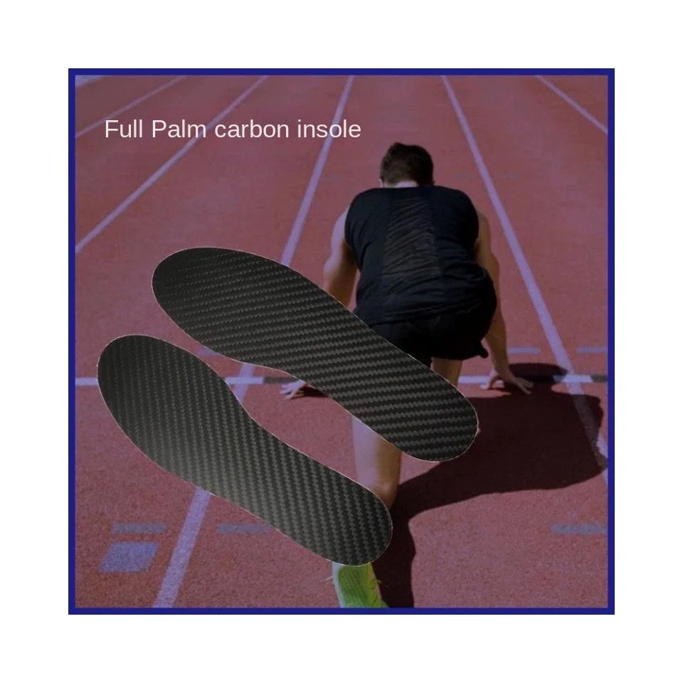 High-Quality New 0.8mm1.0mm1.2mm thickness Carbon Fiber Insole Sports Insole Male Shoe-pad Female Orthotic Shoe Sneaker Insoles