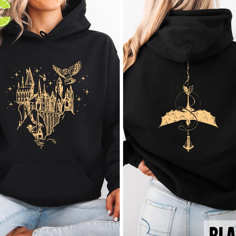 

Школа волшебника и ведьмы — толстовка с капюшоном Night Dragon Furry Hiccup спереди и сзади, толстовка, футболка