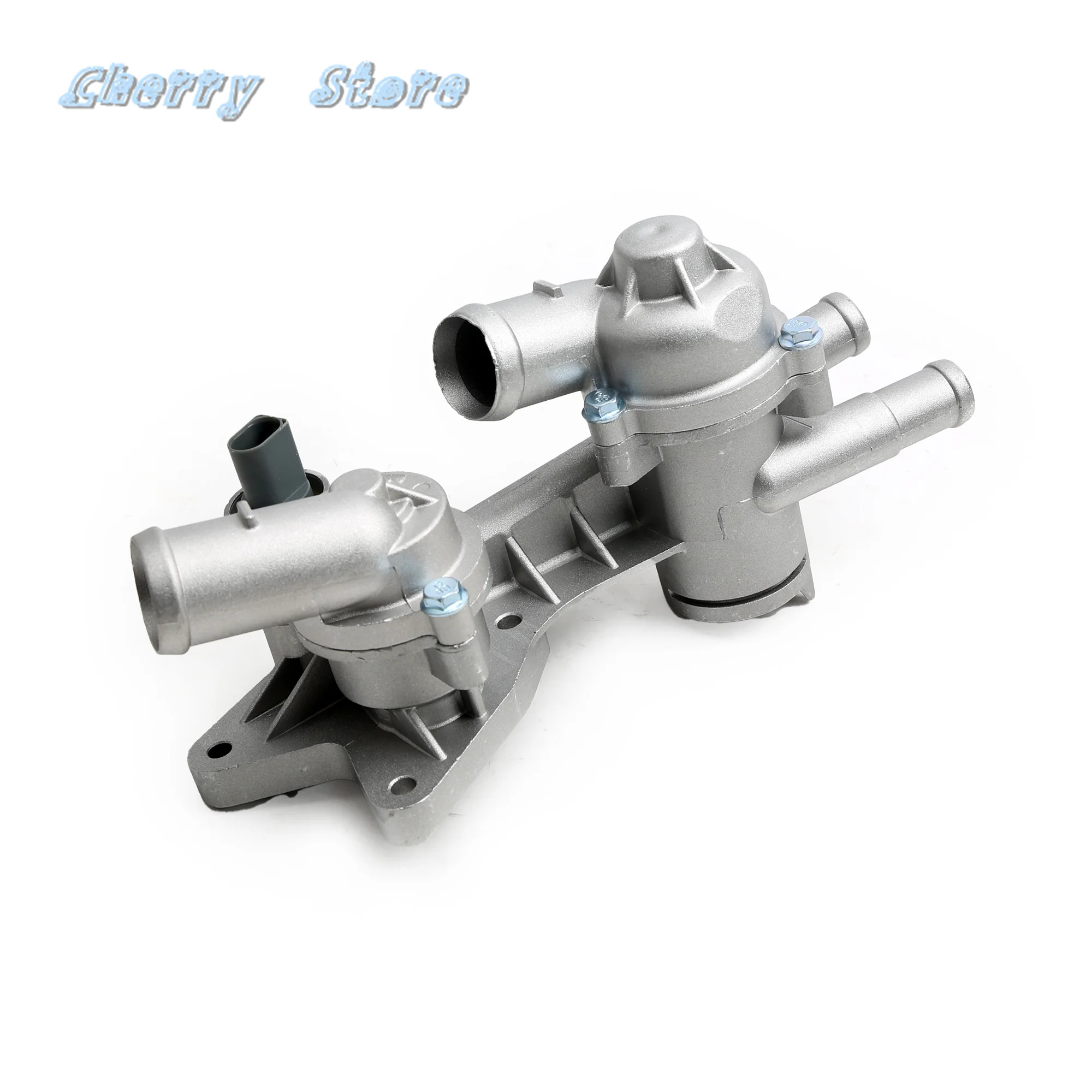 03C121118D 03C121111AML Car engine cooling dual thermostat assembly alloy Opening temperature: 83°C / 87°C 16V for VW Jetta Polo