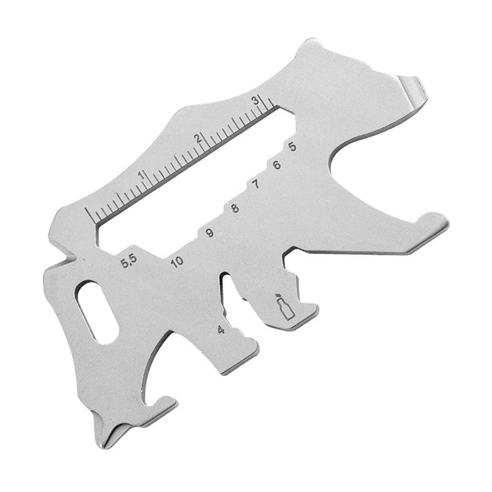 Multifunctional Keychain Multitool Gadgets Pocket Stainless Steel Tool Card Guitar Bear Tiger Optional Outdoor Camping Multitool