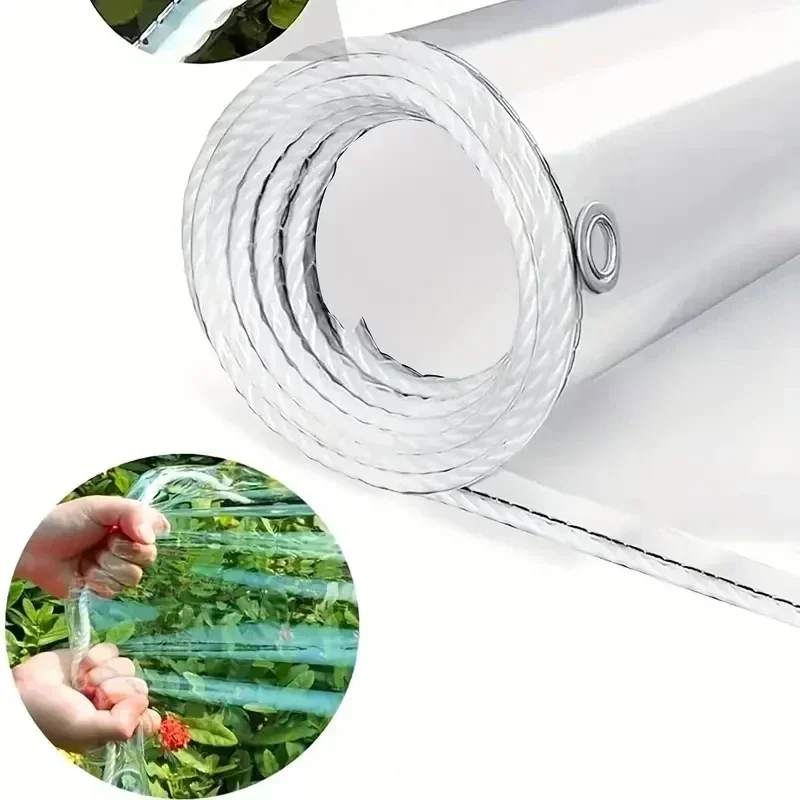Verdickte PVC-Transparente Plane Wasserdicht Winddicht Überdachung Terrasse Isolierung Schneeverhinderung – Detail 3