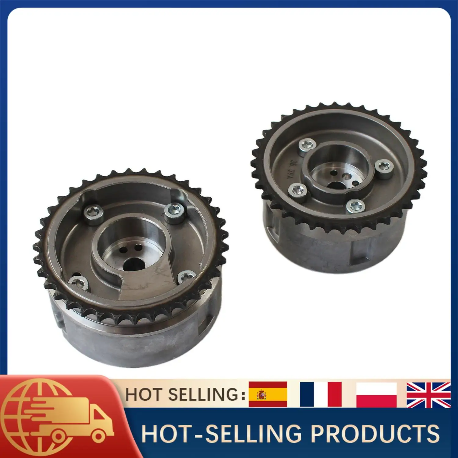 

Intake Exhaust Camshaft VVT Gear Timing Sprocket For Hyundai Accent i30 i40 ix35 Kia Soul Forte Ceed Rio 1.6L G4FA 24350-2B600