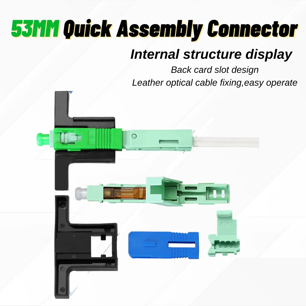 SC APC SM Single-Mode Optical Connector FTTH Tool Cold Quick Connector SC UPC