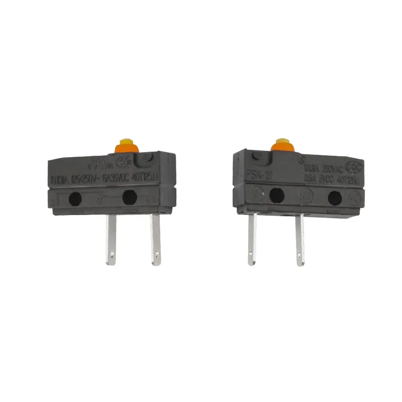Air purifier uses FSK-18 microswitch I normally open 2-pin long pin P67 dust and water resistant 10A 125/250V