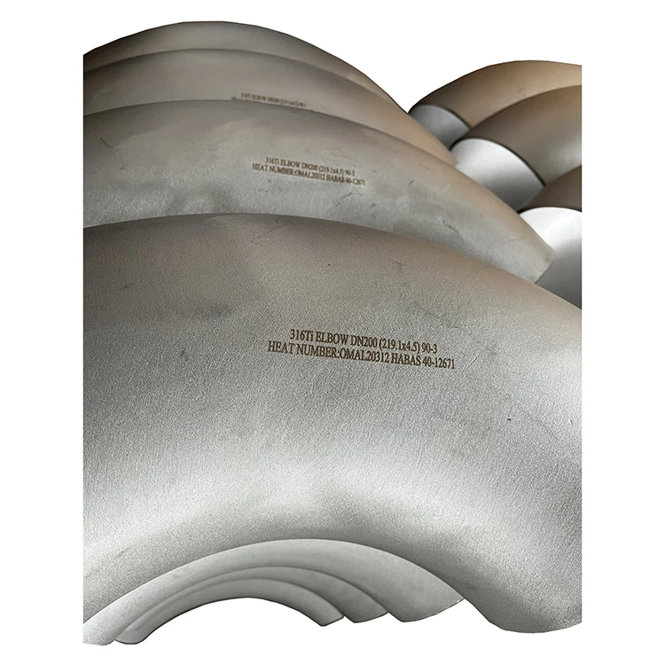 Special Material 316Ti 90EL 219.1*4.5 Stainless Steel Pipe Fittings 2 Inch Ss 304 Ss316 90 Degree Elbow