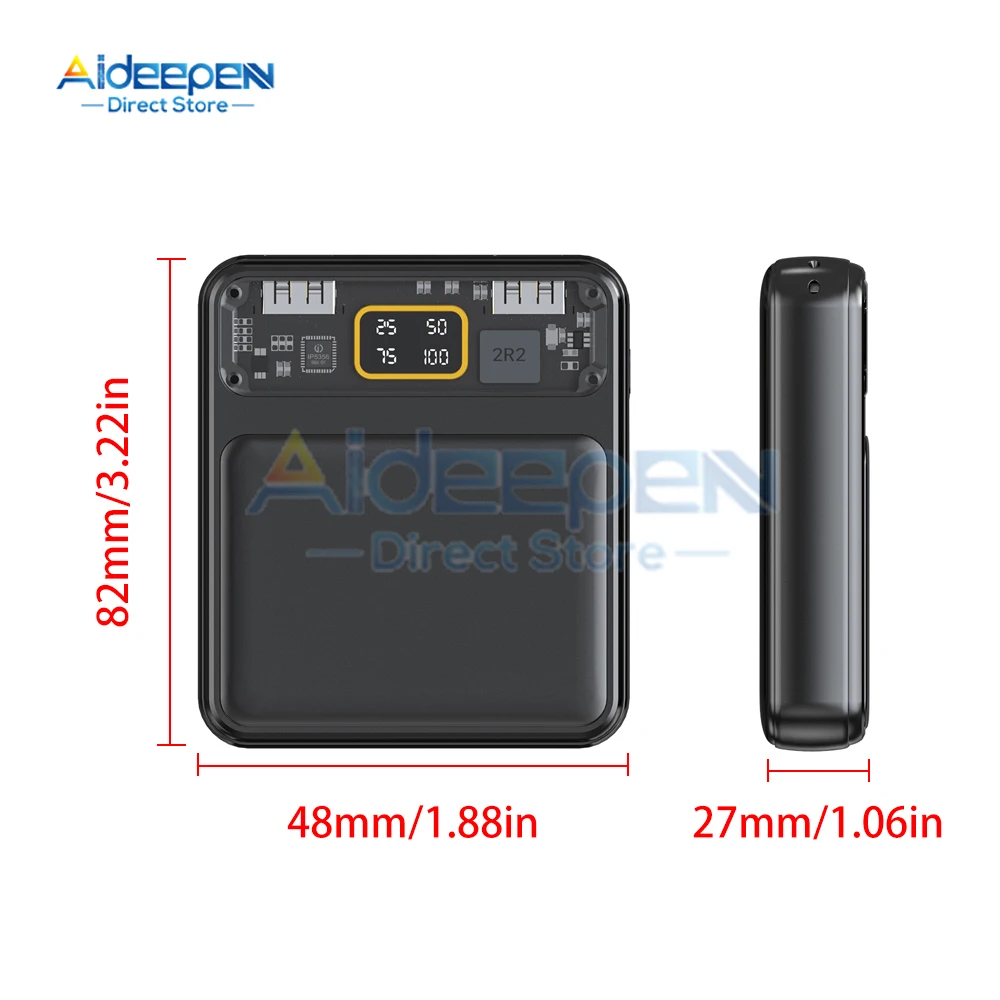 3*18650 etui na ładowarkę DIY Power Bank Box Charge 5V 2A podwójne wyjście USB schowek na baterie dla iPhone Xiaomi