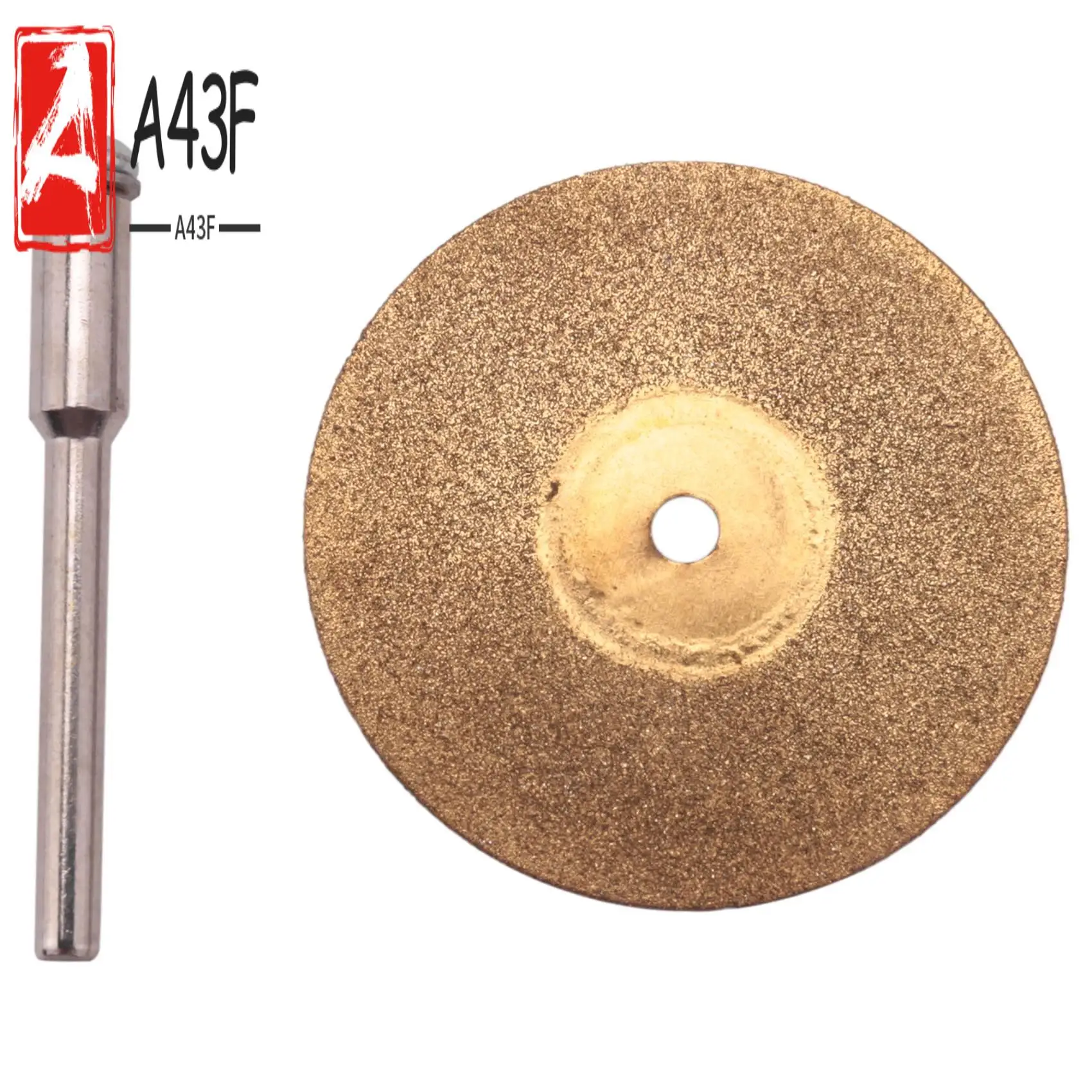 

A43F-10 шт. Алмазный отрезной круг, отрезные диски, вращающиеся инструменты с покрытием, алмазное колесо с титановым покрытием и бочкой