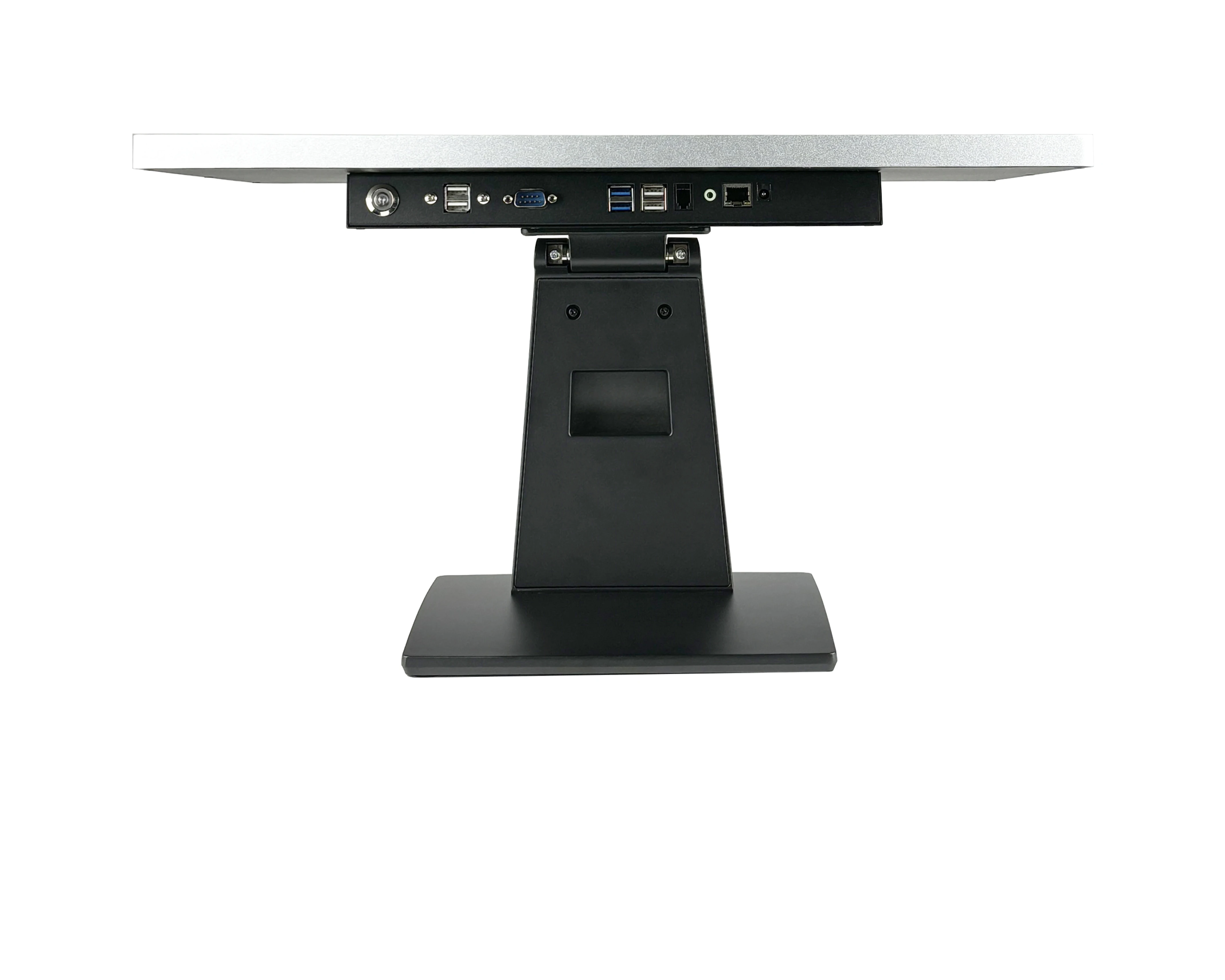 شاشة كبيرة مقاس 18.5 بوصة/ 21.5 بوصة تعمل باللمس POS محطة الكل في واحد، جسم من سبائك الألومنيوم، WIN10/11 Android 11-14 Google GMS