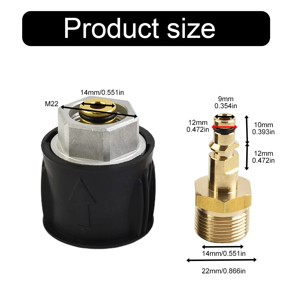 Converter Hose Connector Attachments Extension Pipe For K Series For Karcher High Pressure Hose Quick Connector