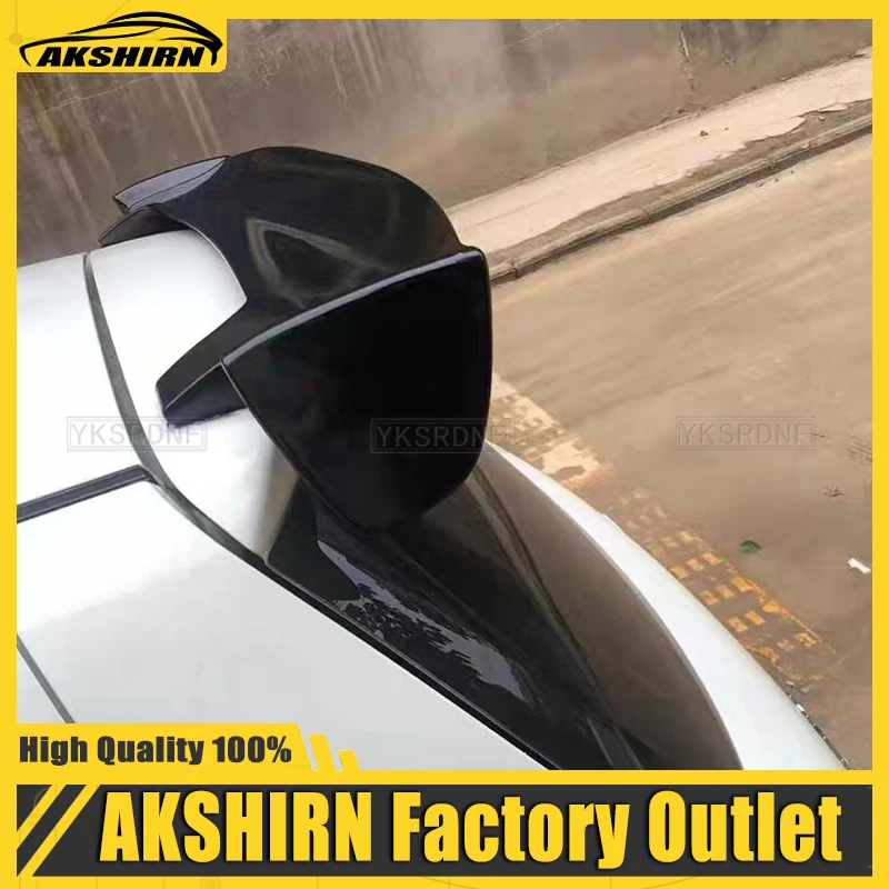 For 451 ABS Plastic Unpainted Rear Trunk Wing Rear Lip Spoiler For Mercedes-Benz Smart Fortwo Foufour 451 453 Spoiler 2009-2019