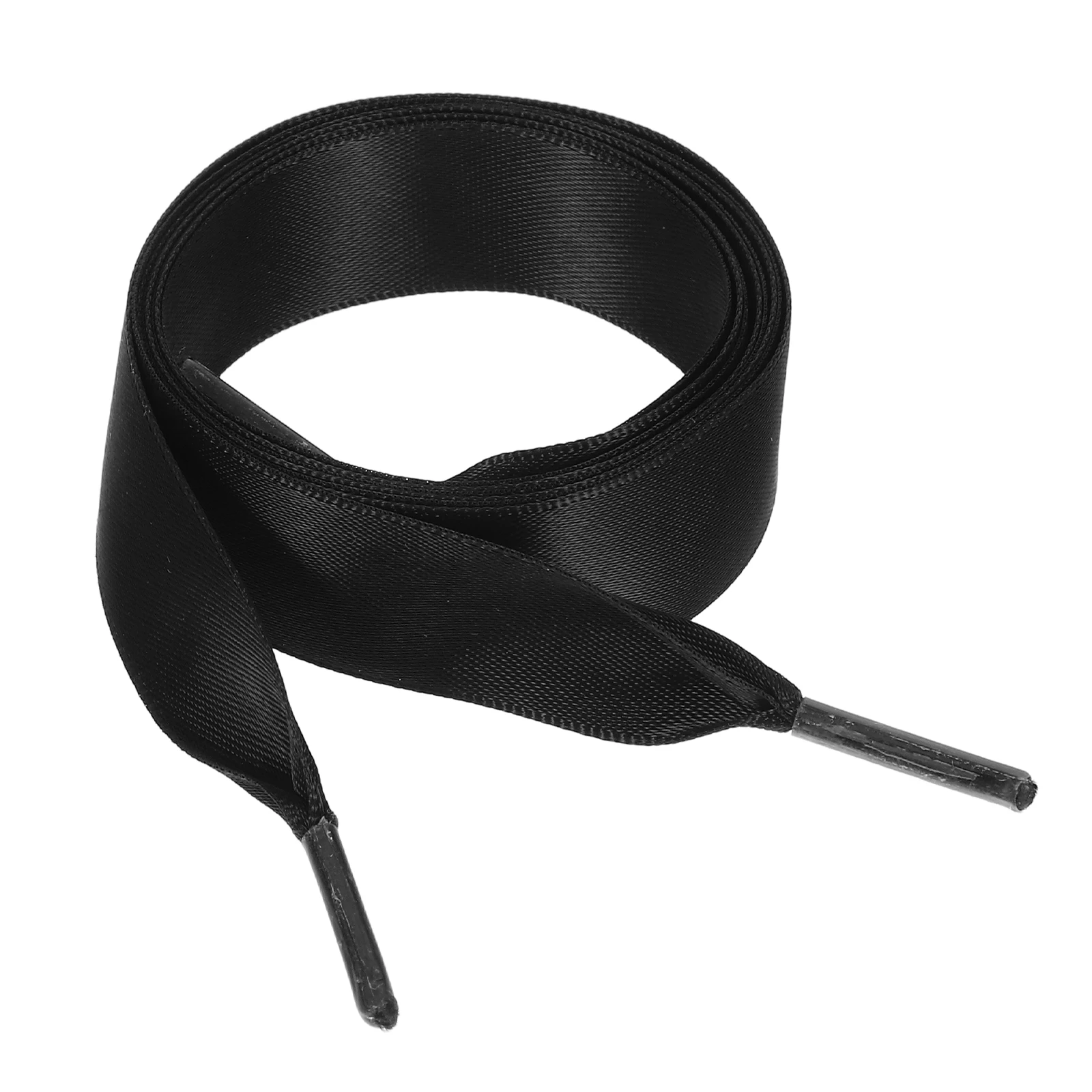 

Shoes Lace Shoelace Ribbon Ribbin Shoelaces Shoeslaces for Women Glossy Black Women's