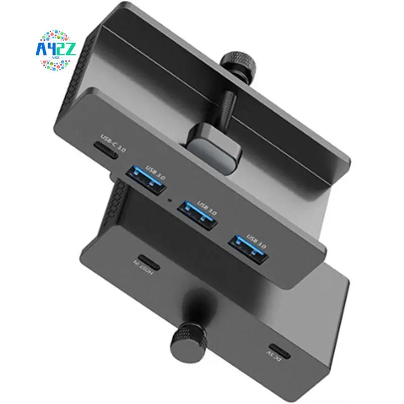 A42Z-USB HUB Clamp USB 3.0 Splitter Adapter For Imac Lenovo Desktop PC Accessories Usb Extension Hub Clip