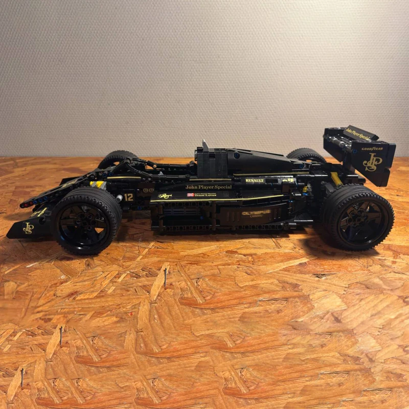 التقنية جون بلاير صيغة خاصة 1 سيارات السباق الكلاسيكية جيل واحد أسطورة المتسابق اللبنات نماذج ألعاب الطوب MOC