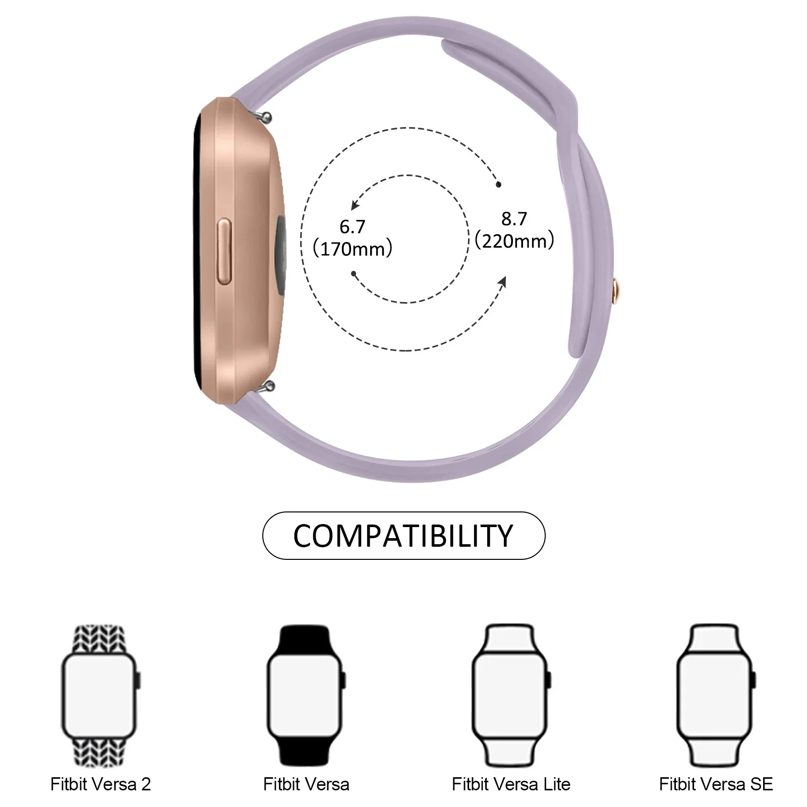 Ремешок для Fitbit Versa/Versa 2/Versa Lite, Браслет для Fitbit Versa Lite/Versa SE