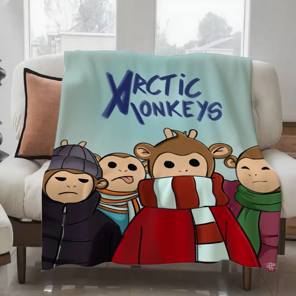 Singer A-Arctic M-Monkeys AM Album Blanket Design Lightweight  For Dorms, Naps, Living Room, Office,Sofa