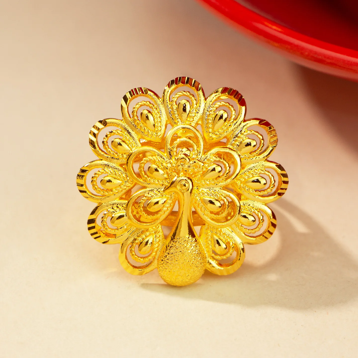 

Кольцо-открытое обручальное женское из золота 24K (AU999) — облегающее кольцо-браслет, подчеркивающее выдающийся темперамент, для офисного профессионального стиля