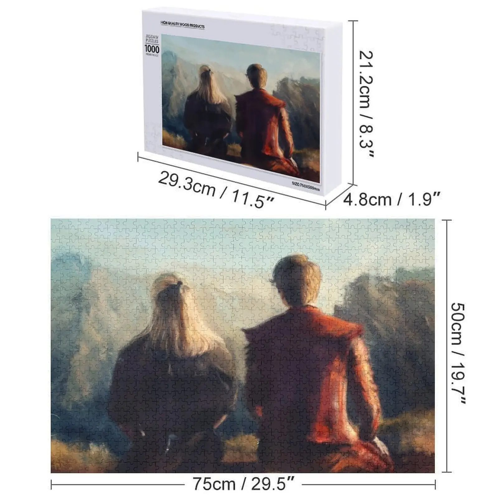 Puzzle Kayu Hewan Perdamaian Hadiah Kayu Kustom Puzzle Jigsaw Kustom