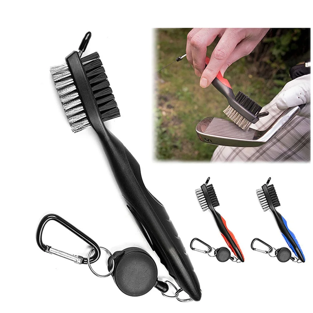 Golf Cleaning Brush For Club With Carabiner Groove Sharpener Cleaner Multi Style Drop Ship