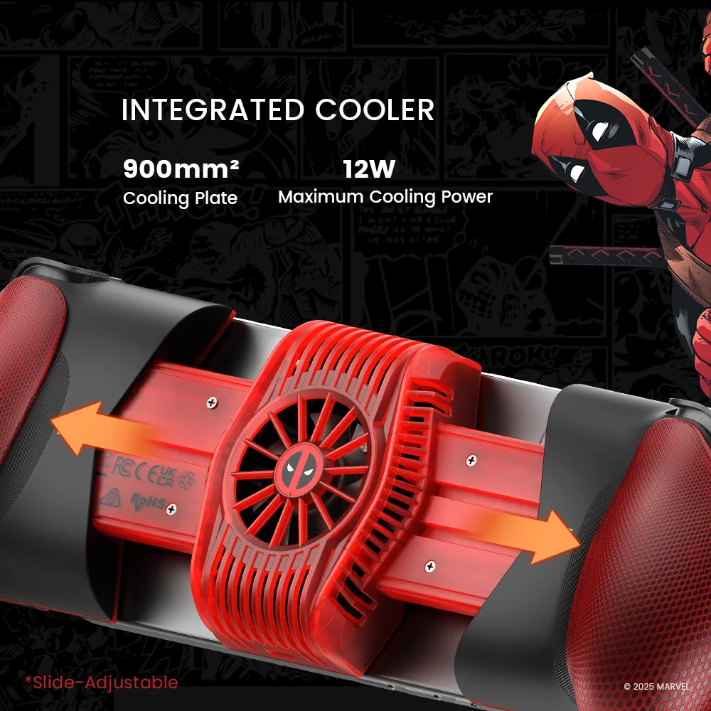 Deadpool Gamesir X3 Pro Gamepad Limited Marvel Edition وحدة تحكم ألعاب الهاتف المحمول Android Phone Type C Hall Effect Joysticks