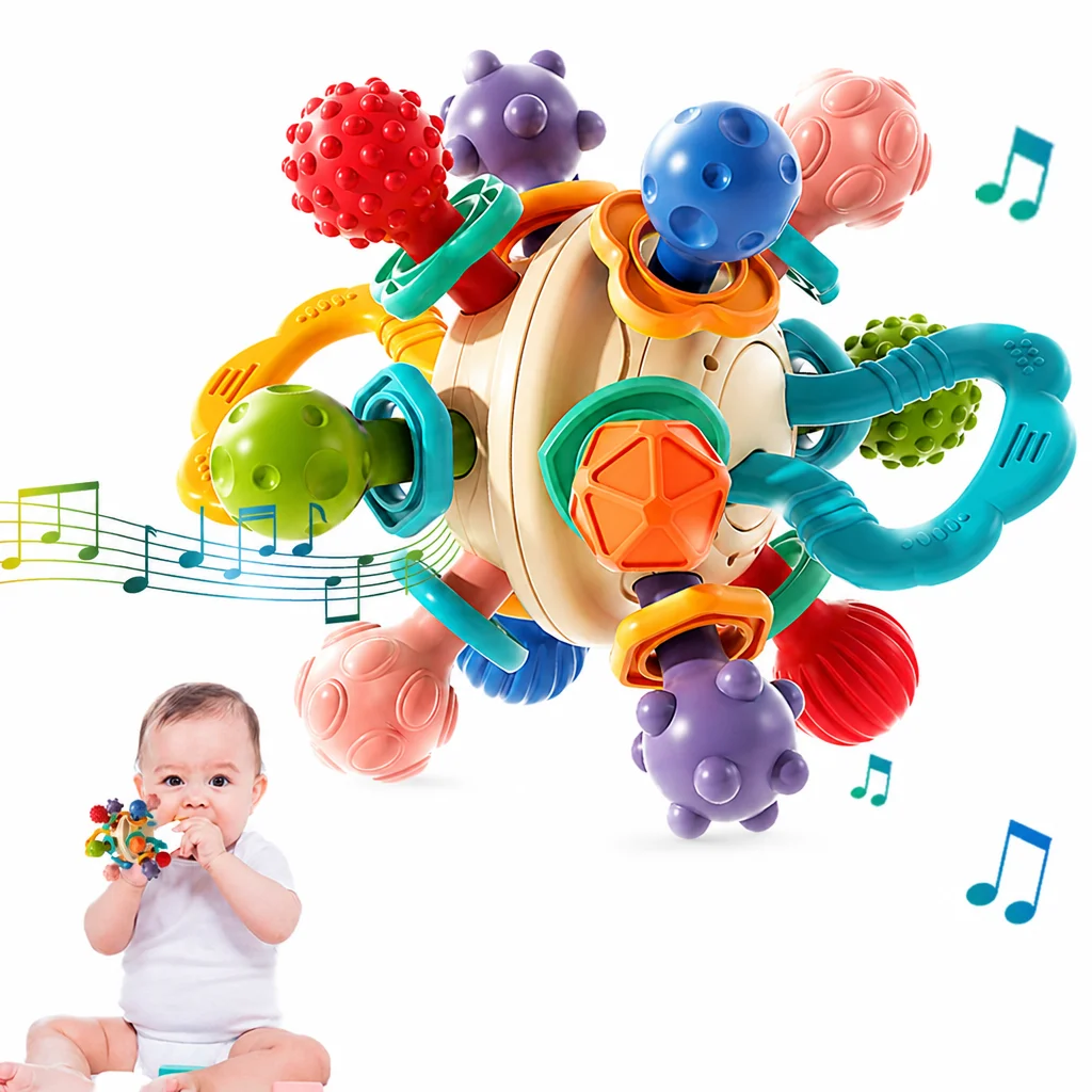brinquedo-sensorial-montessori-para-bebes-0-6-meses-mordedor-de-silicone-em-forma-de-bola-e-chocalho-brinquedos-de-desenvolvimento-infantil-para-3-6-9-e-12-meses