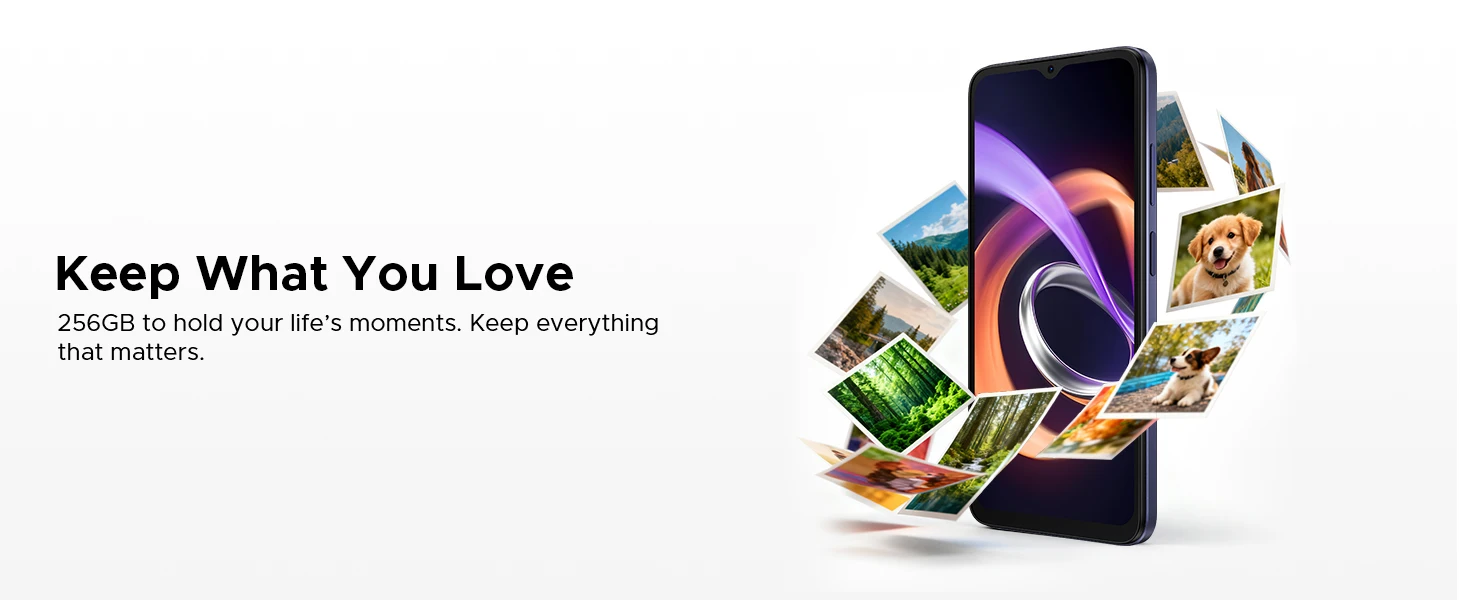 DOOGEE Note56 Plus Android 16 Gemini Ai Smartphones 6150mAh Battery 48GB RAM(6+42) 256GB ROM 6.56'' Screen Widevine L1 NFC Google Play Support Cell Phones