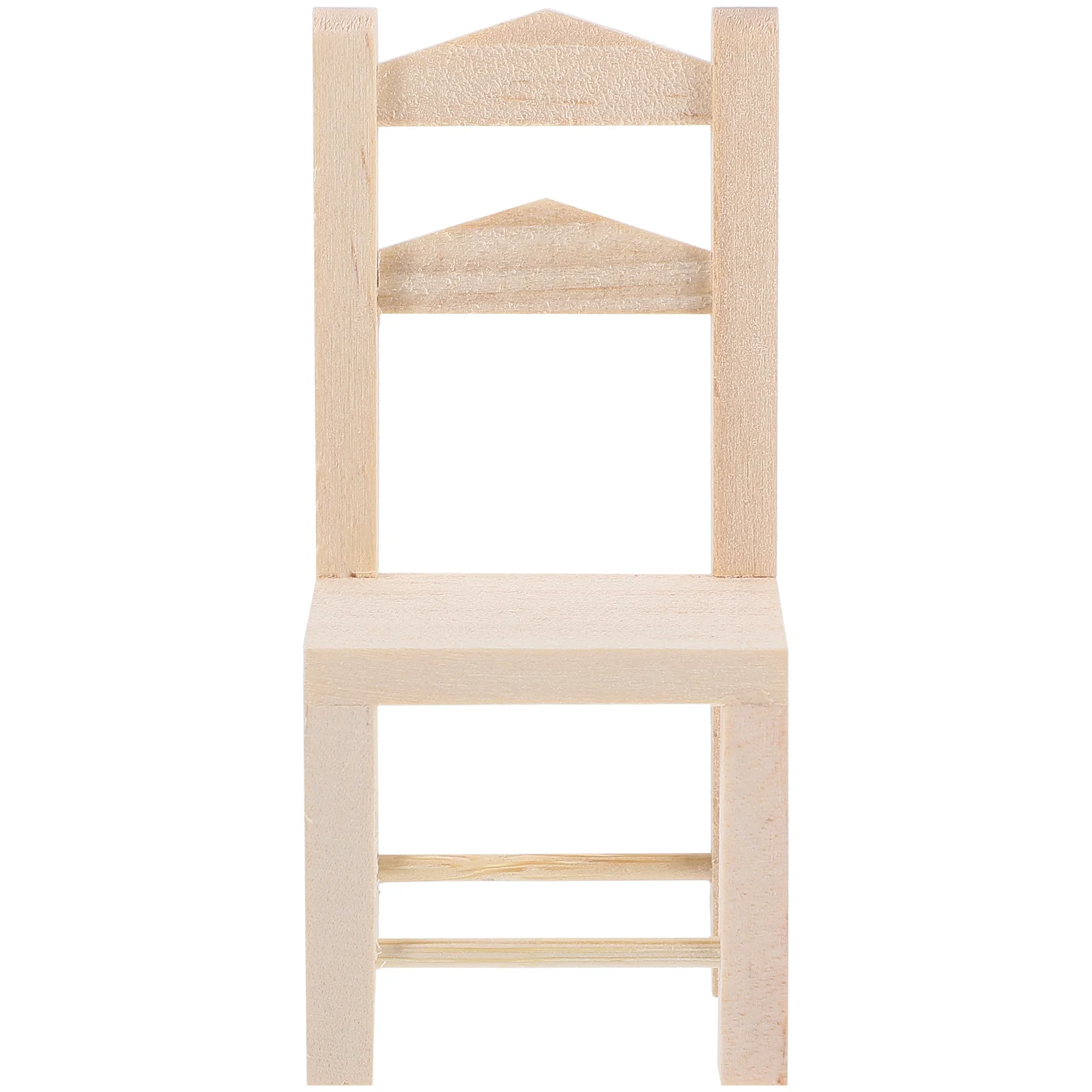 

House Model Mini Accessory Delicate Miniature Furniture Chairs Scale Wood Toy Supplies Wooden