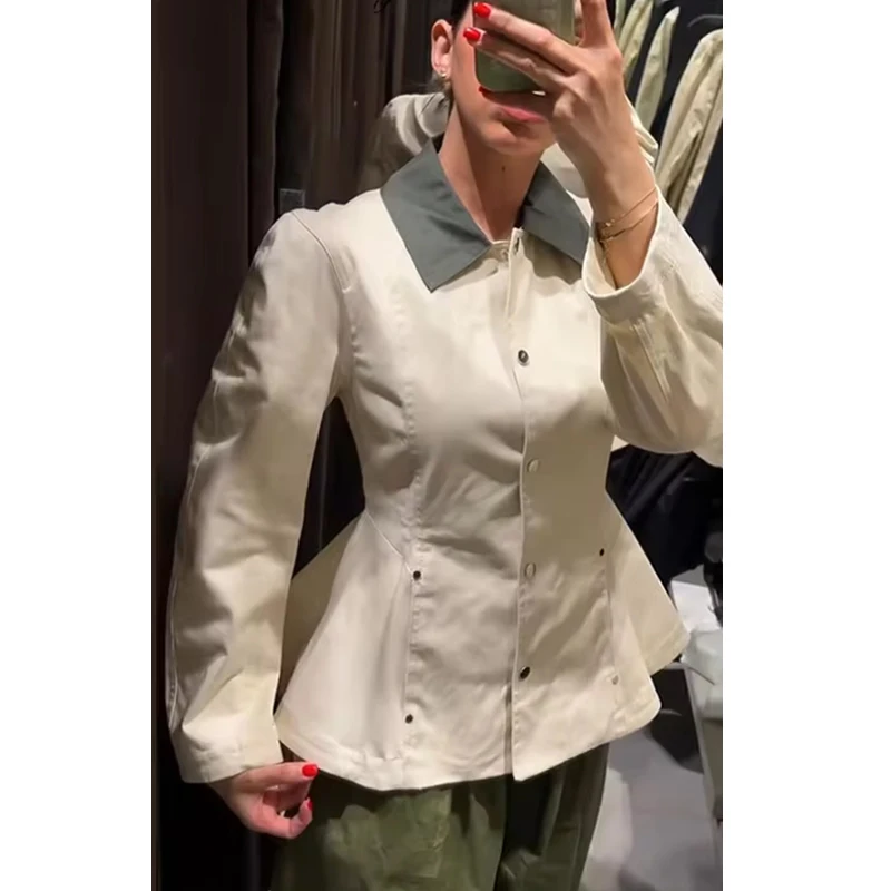 Women's Jackets Spring 2026 New Fashion Slim Retro Elegant Women Spring Jackets Chic Travel Unique Youth Holiday Outerwear Coats