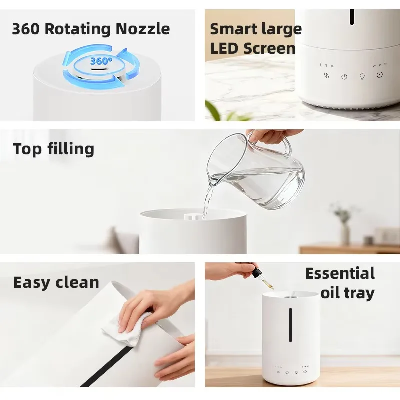 New electric smart large  cold mist ultrasonic air humidifier