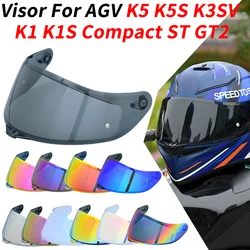 K5 Helmet Visor Shield for AGV K3SV K1 K5 K5S High Strength Sunscreen Capacete Windshield Uv-cut Lens Casco Moto Accessories