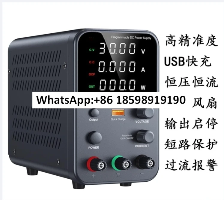 

WPS3010H/WPS605H Регулируемый источник питания постоянного тока, регулируемый, 30 В, 60 В, 5 А10 А