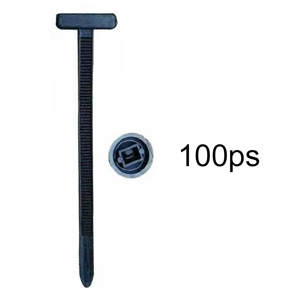 مشبك ربط كابل عالمي من النايلون مع تصميم دبوس وزر، أربطة كابل بلاستيكية، مشابك متعددة الأغراض لتثبيت السيارات اليومي للسيارة