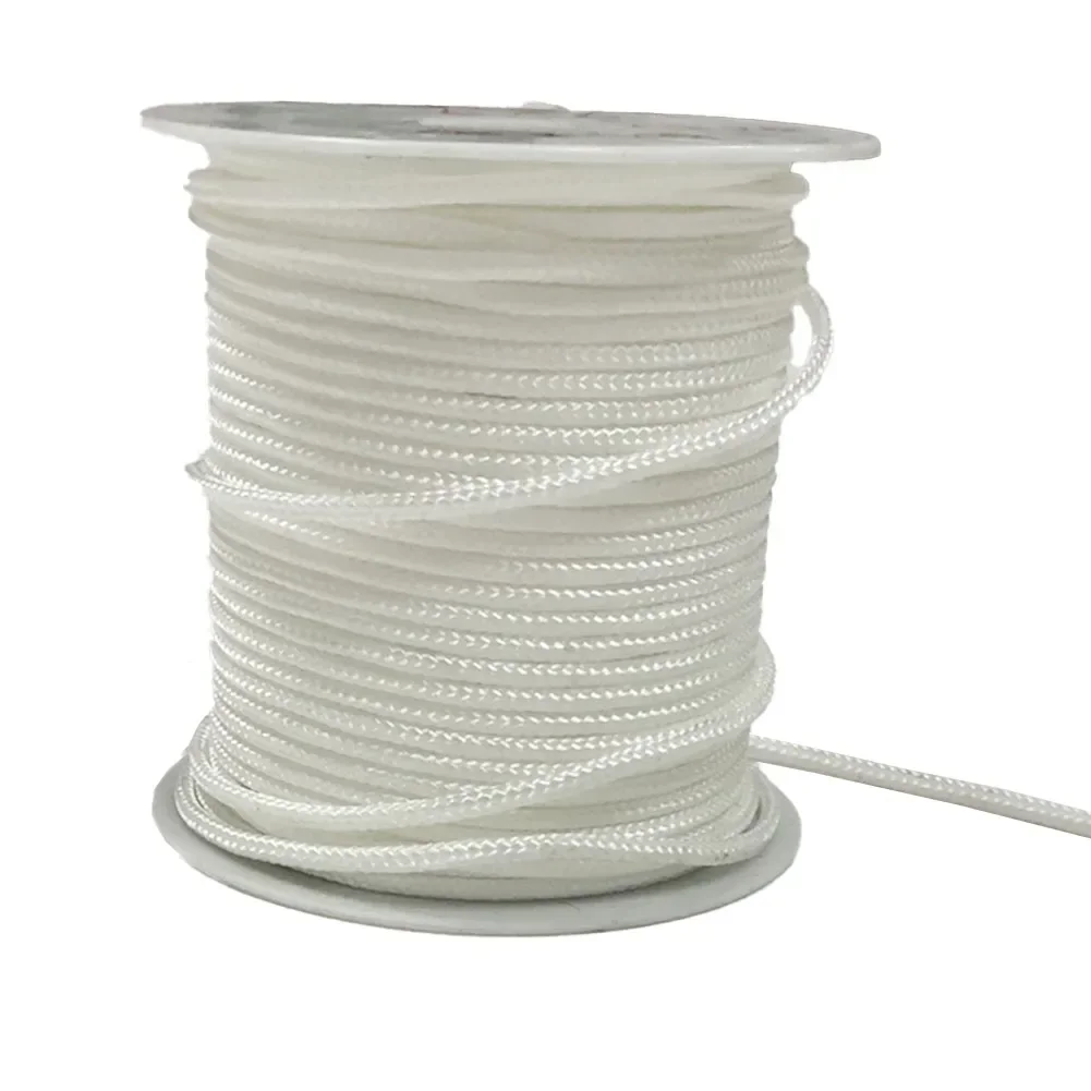 Imagem -05 - Durável Trimmer Linha de Partida Corda Manual Náilon 2.5 mm mm 3.5 mm mm 10m 2m 4m 5m 10m Cabo Motor para Cortador de Grama Branco