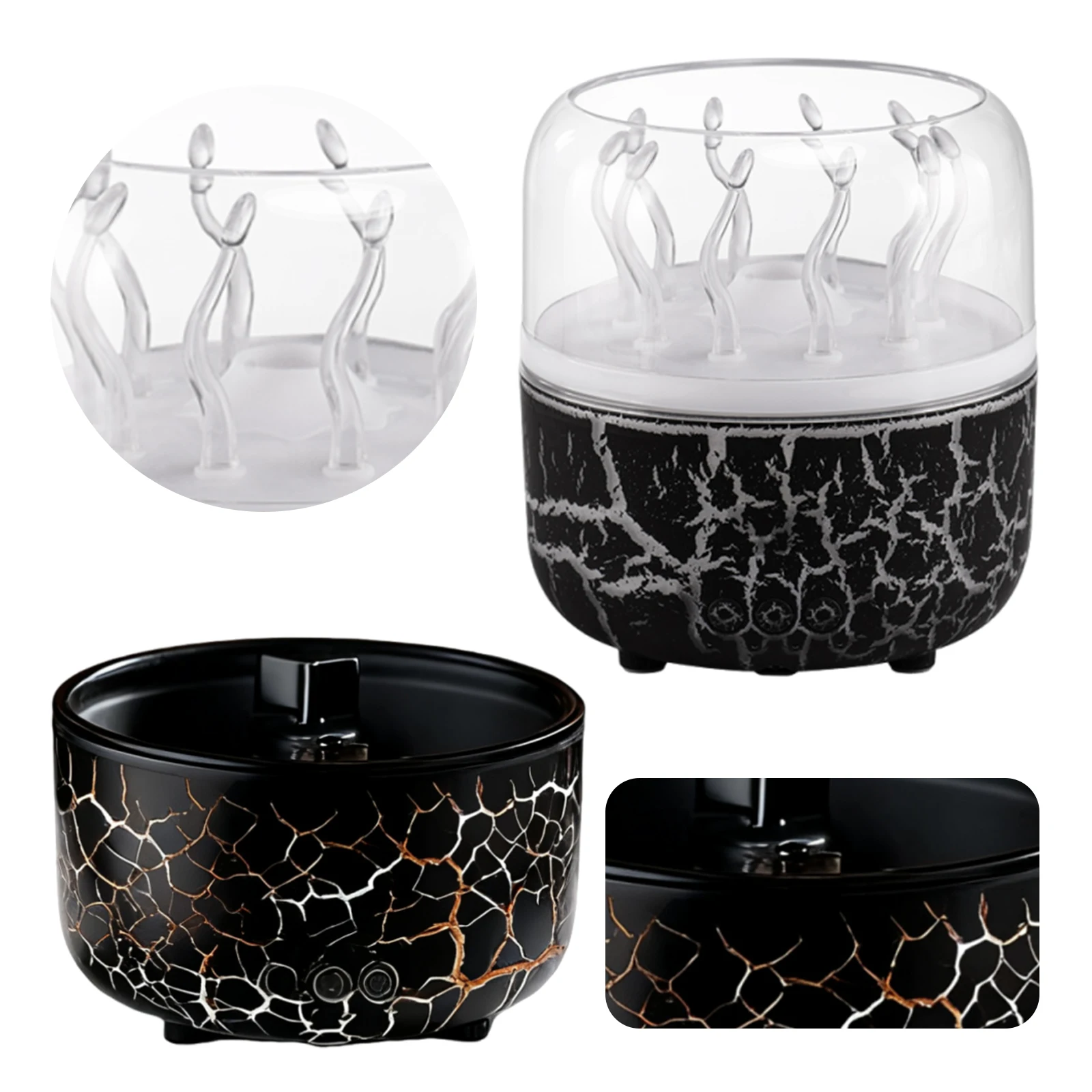 

280ml Rotating Jellyfish Aroma Diffuser with Timer Jellyfish Air Humidifier Essential Oil Diffuser for Home Bedroom Spa Office