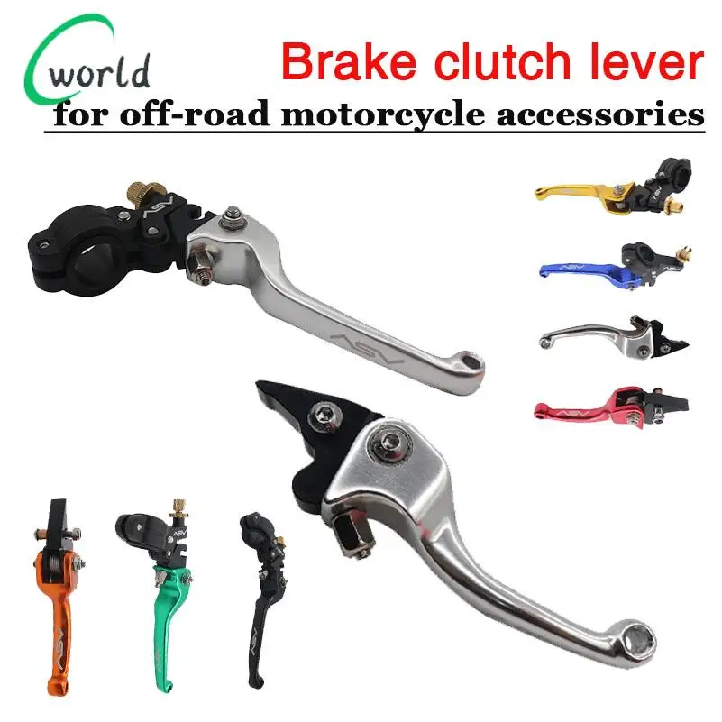 

Motorcycle CNC Clutch ASV Folding Brake Clutch Lever Set For Honda Yamaha XR50 Pit Dirt Bike ATV Quad Motocross