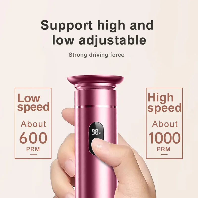 مطحنة قدم كهربائية قابلة لإعادة الشحن - بطارية USB/بطارية مزدوجة الطاقة، أداة باديكير لإزالة مسامير القدم والجلد الميت