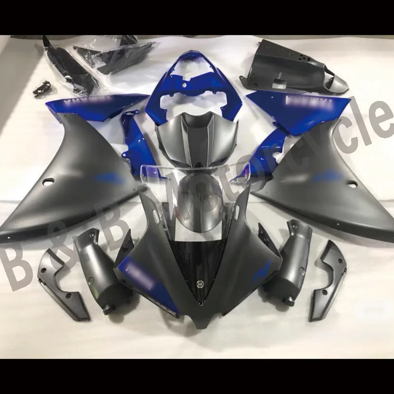 جديد ABS دراجة نارية مجموعة انسيابية كاملة تناسب ياماها YZF - R1 2009 2010 2011 2012 2013 2014 هيكل السيارة مجموعة أسود أزرق