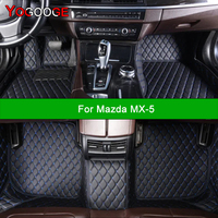 YOGOOGE Custom Car Floor Mats For Mazda MX-5 3th 2005-2014 Auto Carpets Foot Coche Accessorie