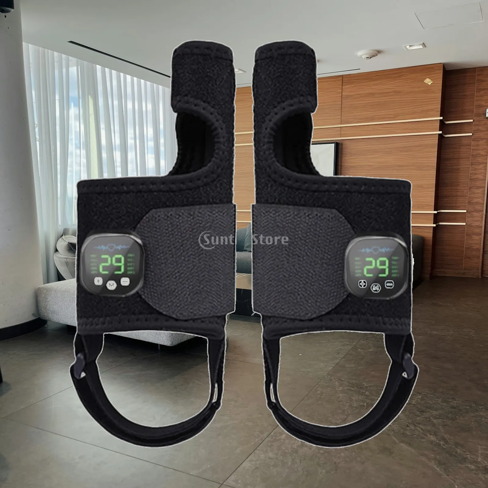 Foot Toe Separator Device for Alignment and Massage with USB Charging Adjustable Strap