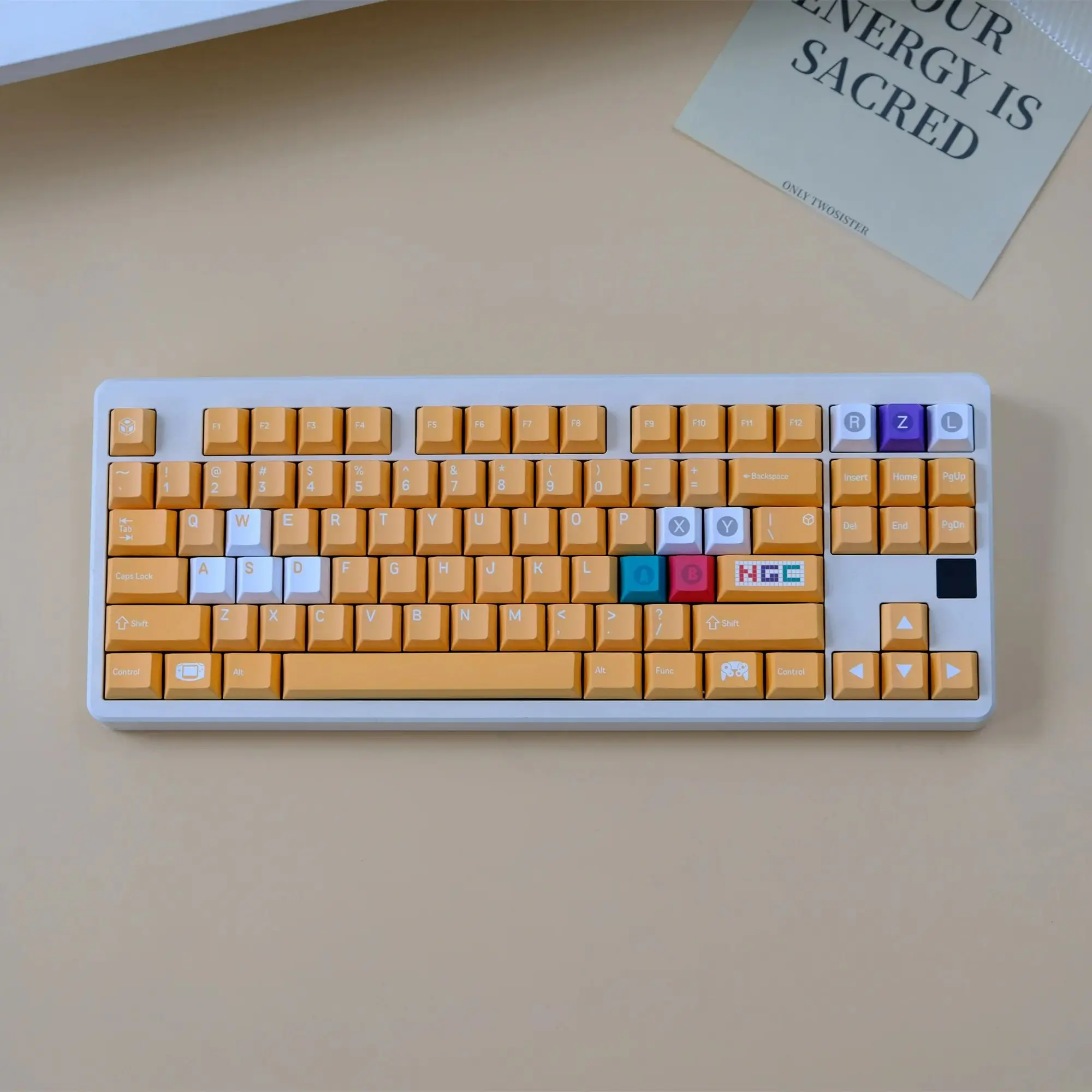 

Колпачки для клавиш GMK NGC, 151-клавиш, материал PBT, вишневый профиль, DYE-SUB, персонализированная стрельба для механической клавиатуры CHERRY MX Switch