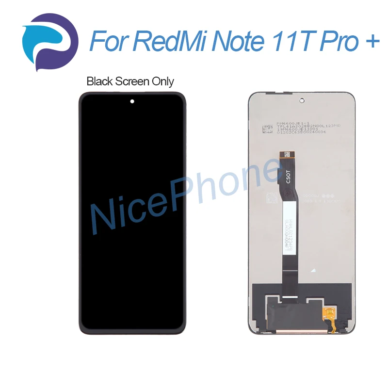 For RedMi Note 11T Pro + LCD Screen + Touch Digitizer Display 2460*1080 22041216UC For RedMi Note 11T Pro Plus LCD Screen