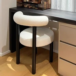 Silla de comedor blanca y moderna, mueble sencillo y cómodo, estilo europeo, minimalista, único