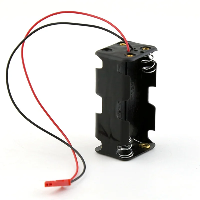 ABZZ-16Pack 6v 4xaa bateria recipiente caso titular pacote caixa jst plug receptor para hsp redcat 1/8 1/10 rc nitro power carro caminhão