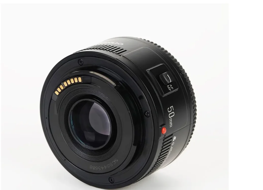For Canon EF Camera Lens YONGNUO YN 50 mm F1.8 MF YN 50mm F/1.8 AF Lens Aperture Focus for CANON D5300 D5200 DSLR Cameras - Image 2