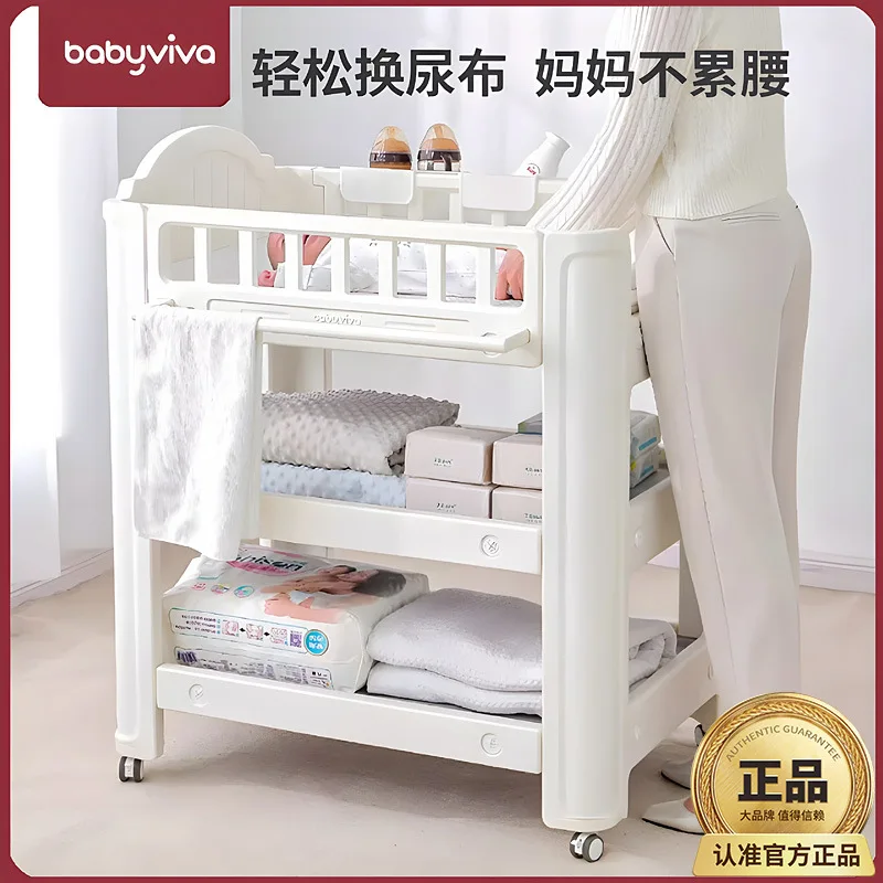 طاولات تغيير الحفاضات، حامل حفاضات الطفل، تغيير حفاضات الأطفال، حامل التمريض الملمس، سرير أطفال حديثي الولادة