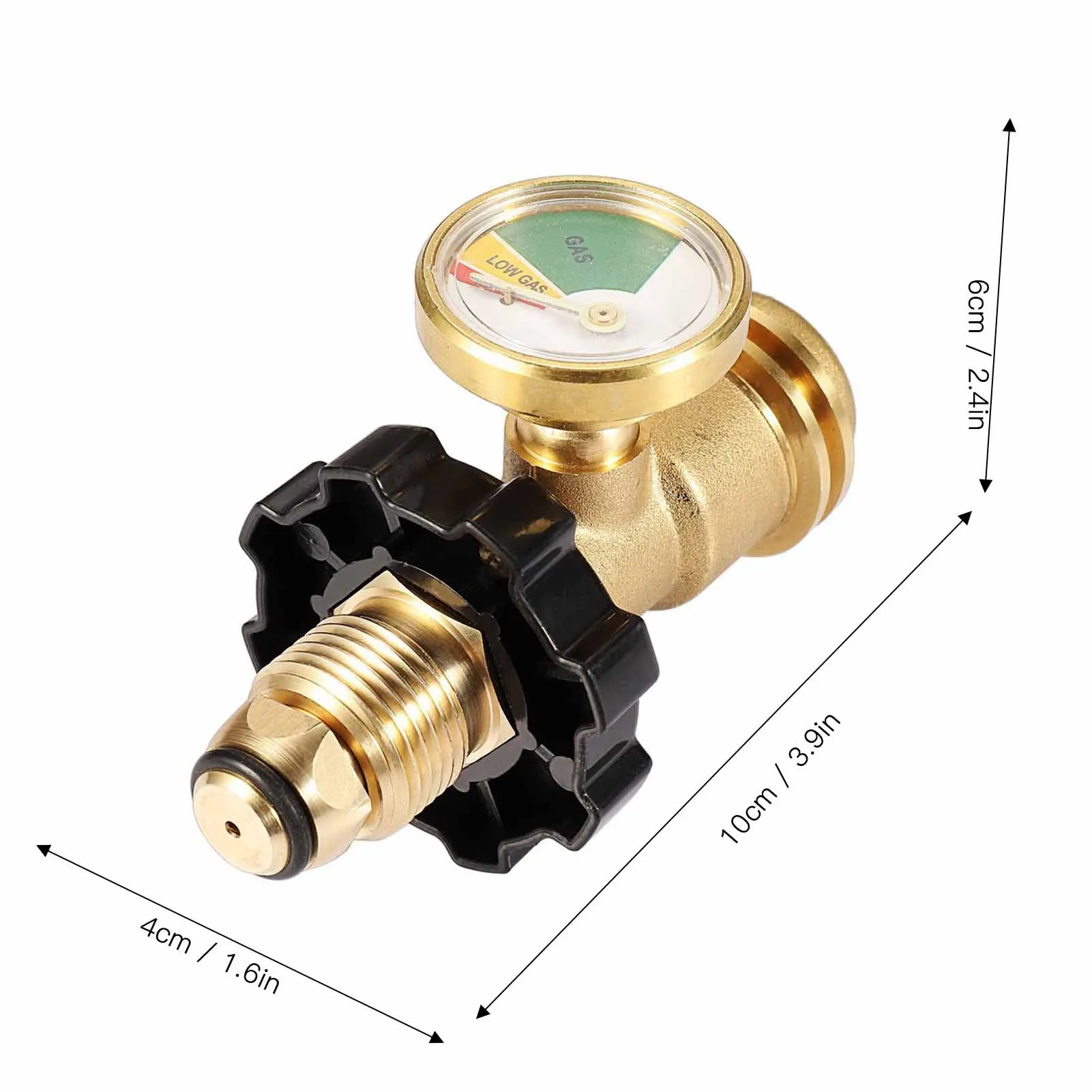 Propane  Converter Propane  Gauge Adapter  Indicator  Brass Fittings Convert POL to QCC1 Type 1