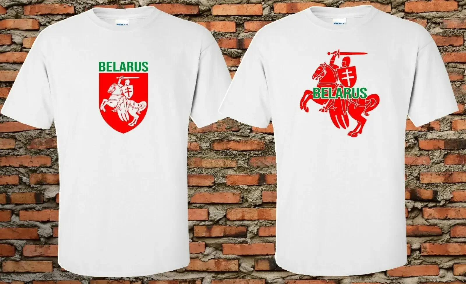

Belarus Freedom For Belarus БЕЛАРУСЬ Tshirt Tee Top Men's 100% Cotton Casual T-shirts Loose Top Size S-3XL