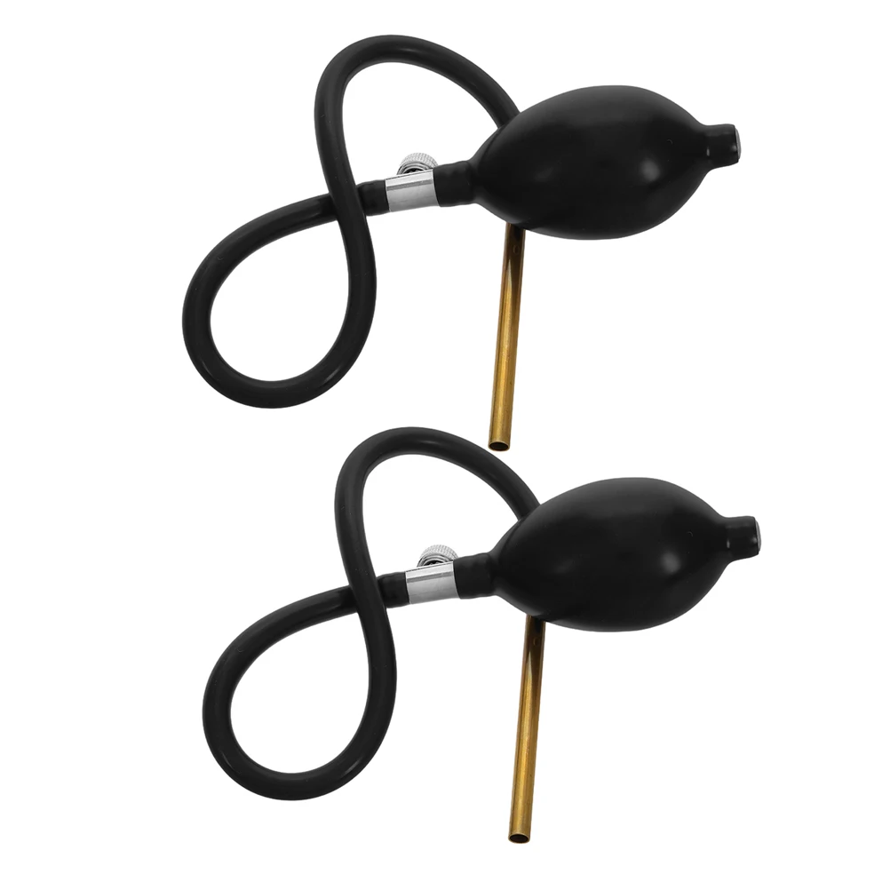 

2pcs Sugar Blowing Pump Tool Manual Candy Art Blower Precision Copper Tube For Isomalt Sculpting Cake Decoration Reusable Baking