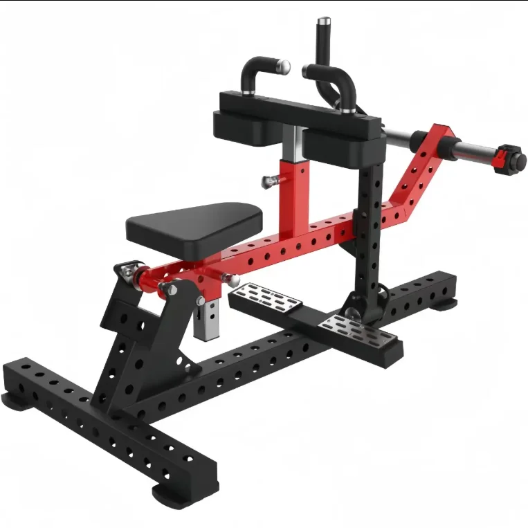 

Профессиональный тренажер для спортзалов: горизонтальный тренажер для разгибания и сгибания икроножных мышц с нагрузкой от дисков, для работы сидя